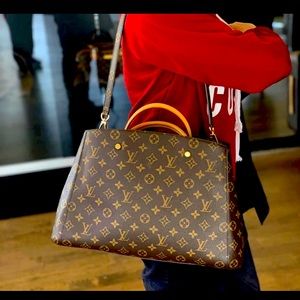 Louis Vuitton Montaigne GM Handbag Monogram Monogram Satchel. Date code TR3716